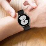 20mm Butterfly Buckle Solid Color Silicone Watch Band - Image 4