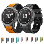 26mm Silicone Sports Two-Color Watch Band - Image 2