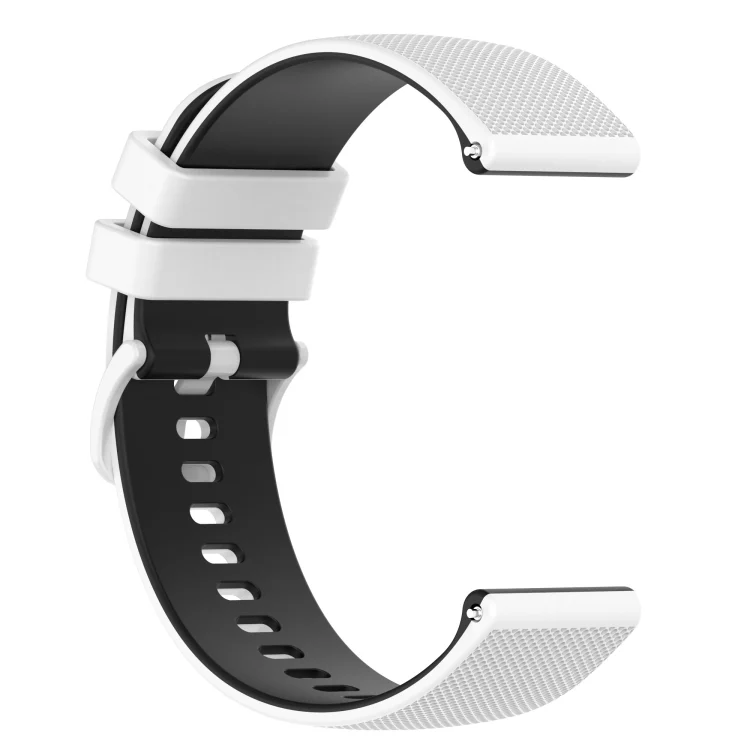 SYA001938003A_1.webp 20mm Checkered Two-Color Silicone Watch Band - Image 6