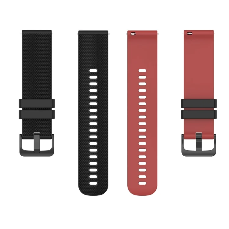 SYA001938003_B4.webp 20mm Checkered Two-Color Silicone Watch Band - Image 5