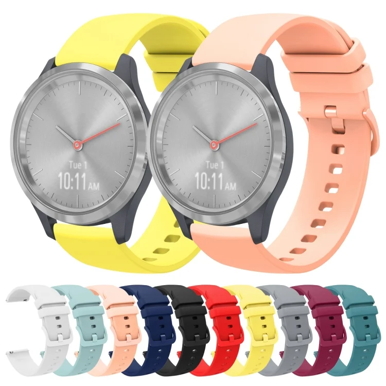 SYA001942703_B1.webp 18mm Solid Color Soft Silicone Watch Band - Image 2