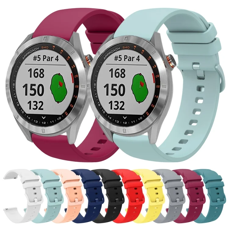 SYA001942903_B1.webp 20mm Solid Color Soft Silicone Watch Band - Image 2