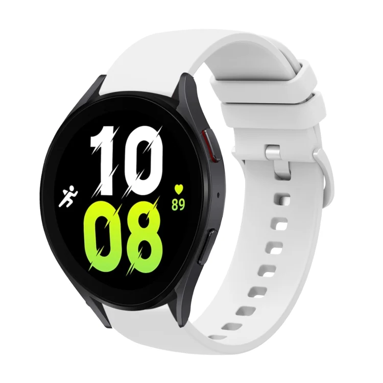20mm Solid Color Soft Silicone Watch Band