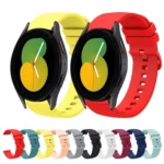 20mm Solid Color Soft Silicone Watch Band - Image 2