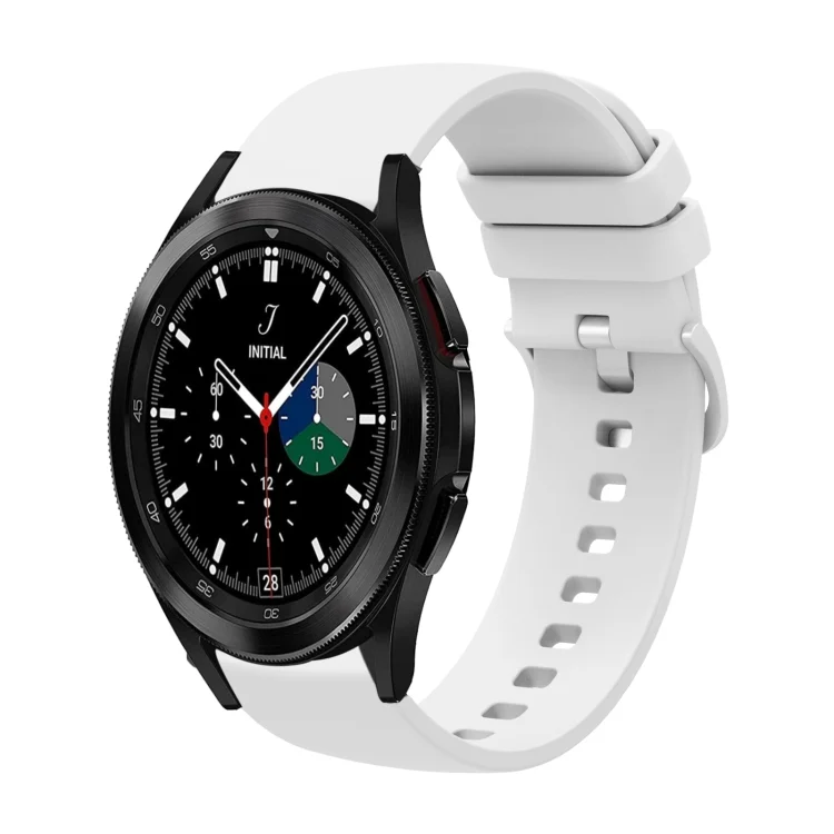 20mm Solid Color Soft Silicone Watch Band
