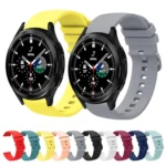20mm Solid Color Soft Silicone Watch Band - Image 2