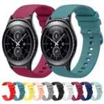 20mm Solid Color Soft Silicone Watch Band - Image 2