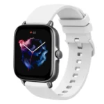 20mm Solid Color Soft Silicone Watch Band