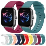 20mm Solid Color Soft Silicone Watch Band - Image 2