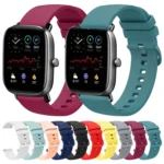 20mm Solid Color Soft Silicone Watch Band - Image 2