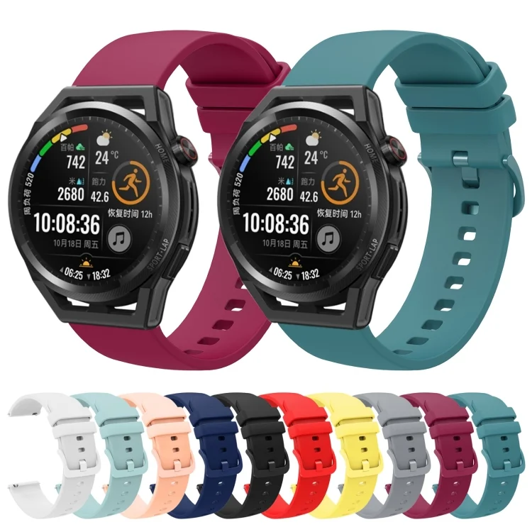 SYA001943303_B1.webp 22mm Solid Color Soft Silicone Watch Band - Image 2