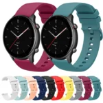 22mm Solid Color Soft Silicone Watch Band - Image 2