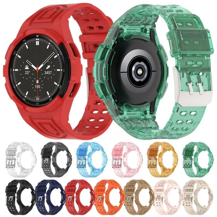 SYA001953605_B1.webp Armor Integrated TPU Double-Pin Buckle Smart Watch Band - Image 2