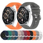 20mm Solid Color Soft Silicone Watch Band - Image 2