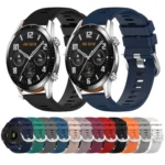 20mm Solid Color Soft Silicone Watch Band - Image 2