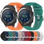 20mm Solid Color Soft Silicone Watch Band - Image 2