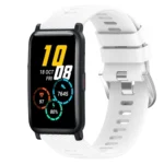 20mm Solid Color Soft Silicone Watch Band