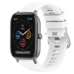 20mm Solid Color Soft Silicone Watch Band