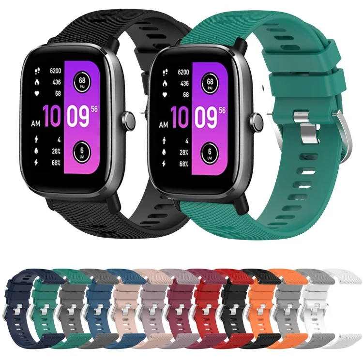 SYA001954405_B1.webp 20mm Solid Color Soft Silicone Watch Band - Image 2