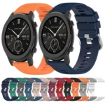 20mm Solid Color Soft Silicone Watch Band - Image 2