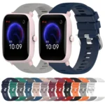 20mm Solid Color Soft Silicone Watch Band - Image 2