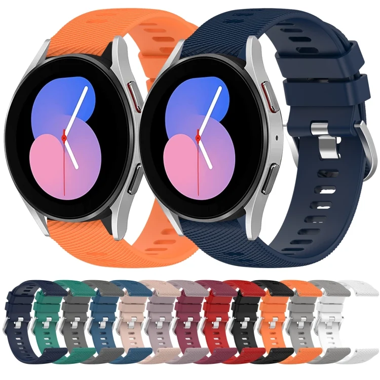 SYA001954501_B1.webp 20mm Solid Color Soft Silicone Watch Band - Image 2