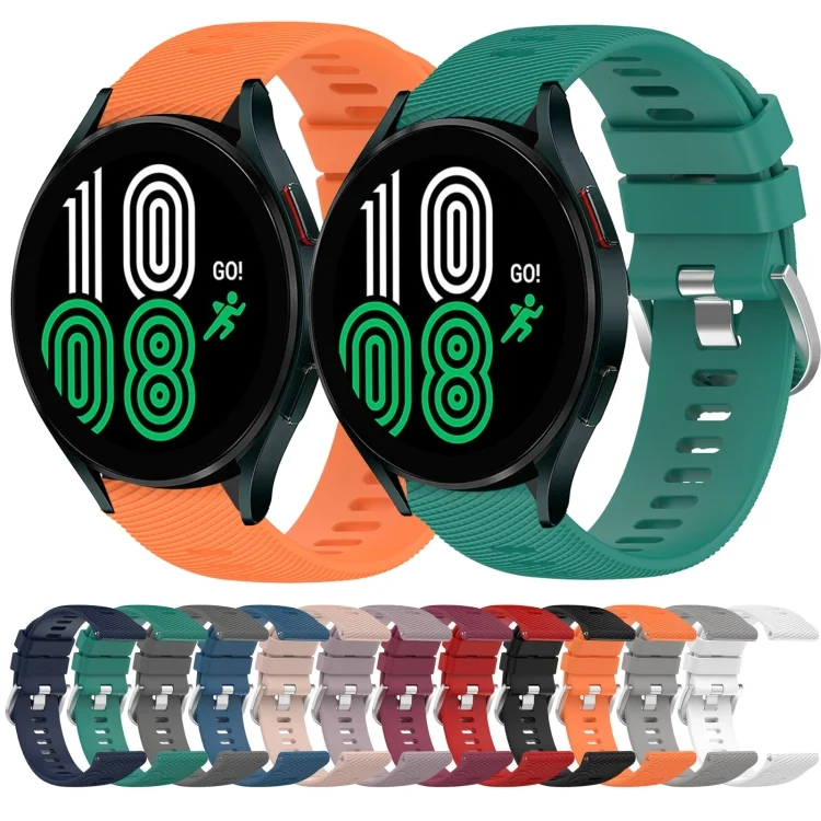 SYA001954504_B1.webp 20mm Solid Color Soft Silicone Watch Band - Image 2