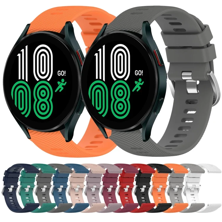 SYA001954505_B1.webp 20mm Solid Color Soft Silicone Watch Band - Image 2