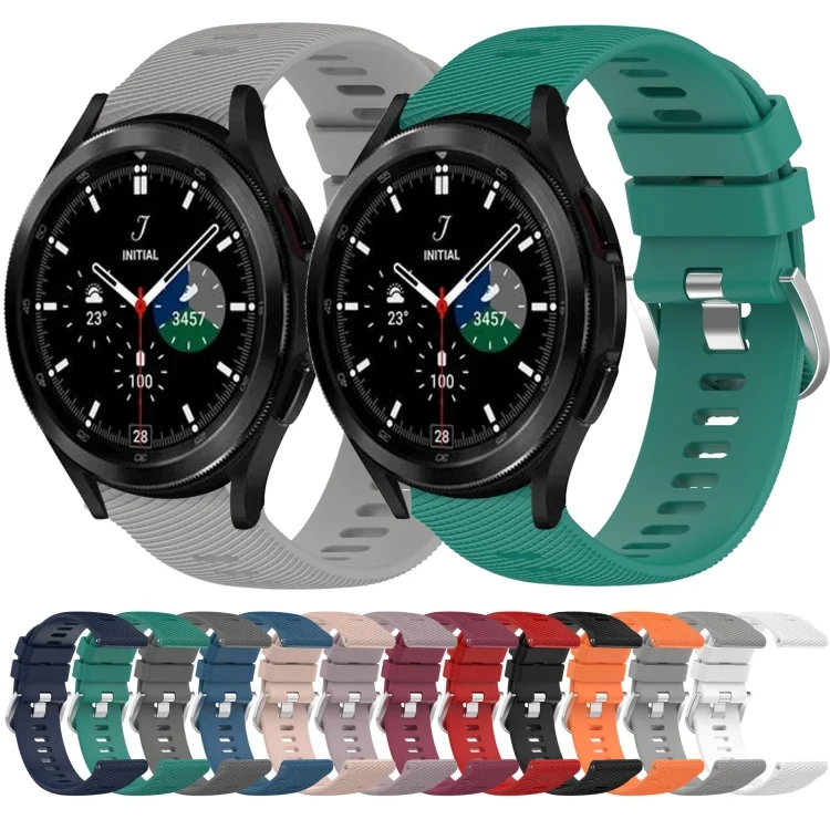 SYA001954507_B1.webp 20mm Solid Color Soft Silicone Watch Band - Image 2