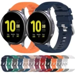 20mm Solid Color Soft Silicone Watch Band - Image 2