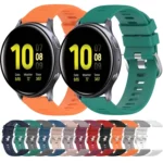 20mm Solid Color Soft Silicone Watch Band - Image 2