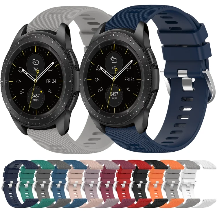 SYA001954510_B1.webp 20mm Solid Color Soft Silicone Watch Band - Image 2