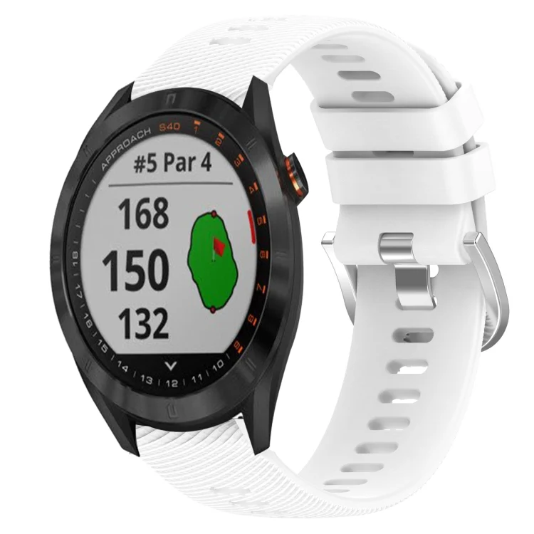 20mm Solid Color Soft Silicone Watch Band