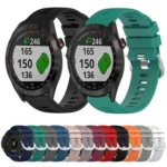 20mm Solid Color Soft Silicone Watch Band - Image 2