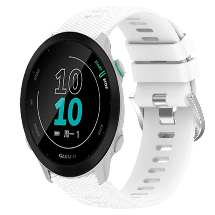 20mm Solid Color Soft Silicone Watch Band