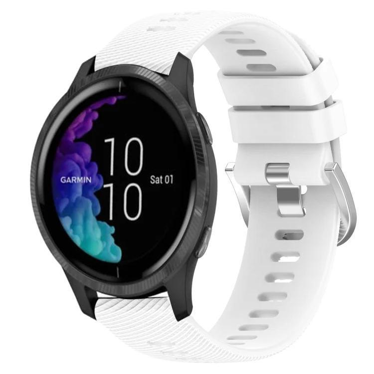 SYA001954606A.webp 20mm Solid Color Soft Silicone Watch Band - Image 1