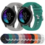 20mm Solid Color Soft Silicone Watch Band - Image 2