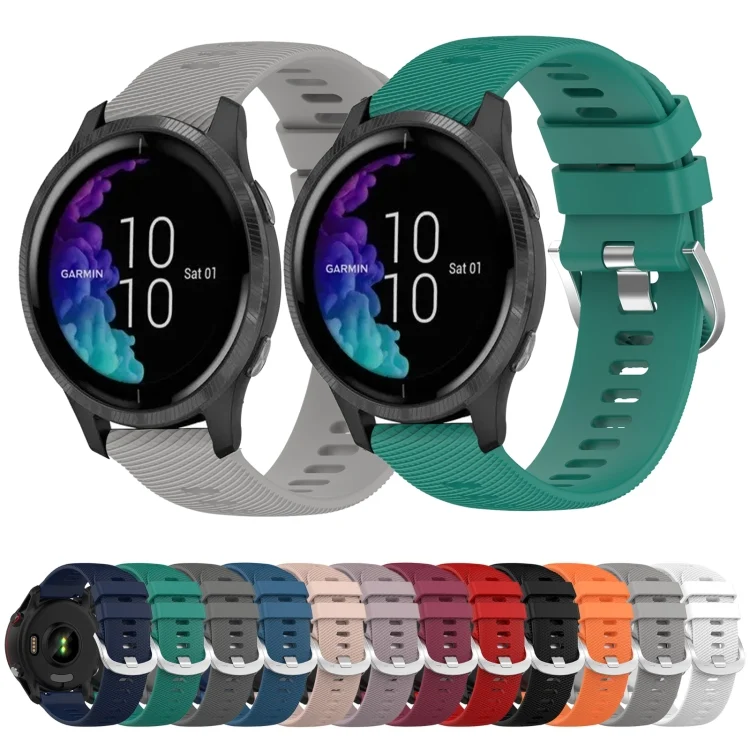 SYA001954606_B1.webp 20mm Solid Color Soft Silicone Watch Band - Image 2