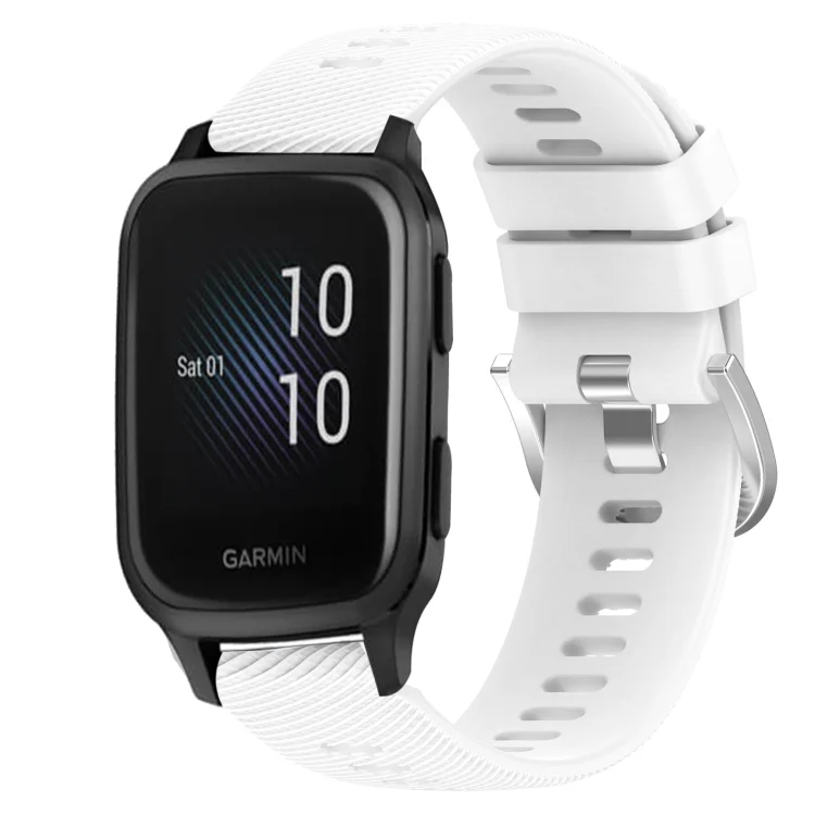 20mm Solid Color Soft Silicone Watch Band