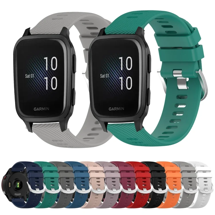 SYA001954607_B1.webp 20mm Solid Color Soft Silicone Watch Band - Image 2