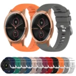 20mm Solid Color Soft Silicone Watch Band - Image 2
