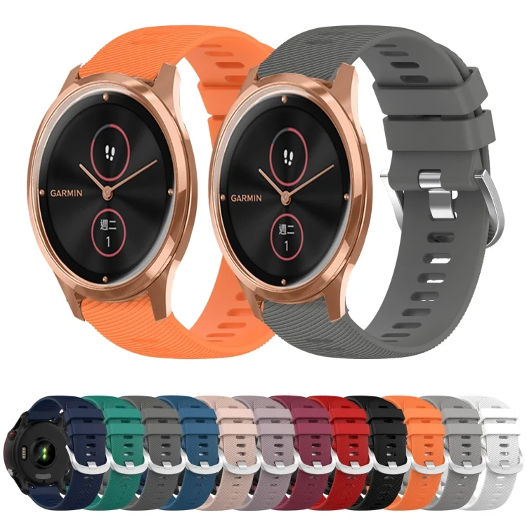 SYA001954608_B1.webp 20mm Solid Color Soft Silicone Watch Band - Image 2
