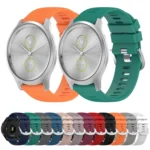 20mm Solid Color Soft Silicone Watch Band - Image 2