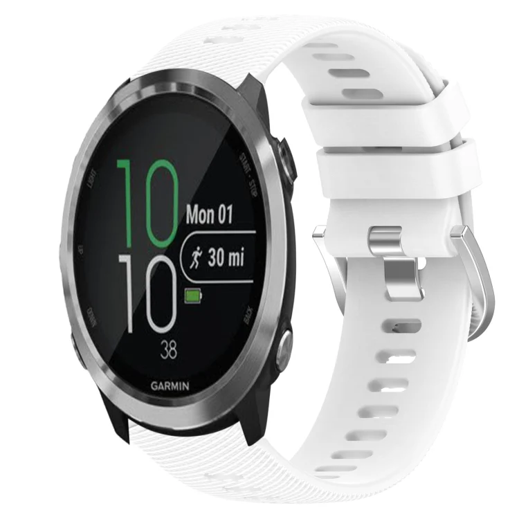 20mm Solid Color Soft Silicone Watch Band