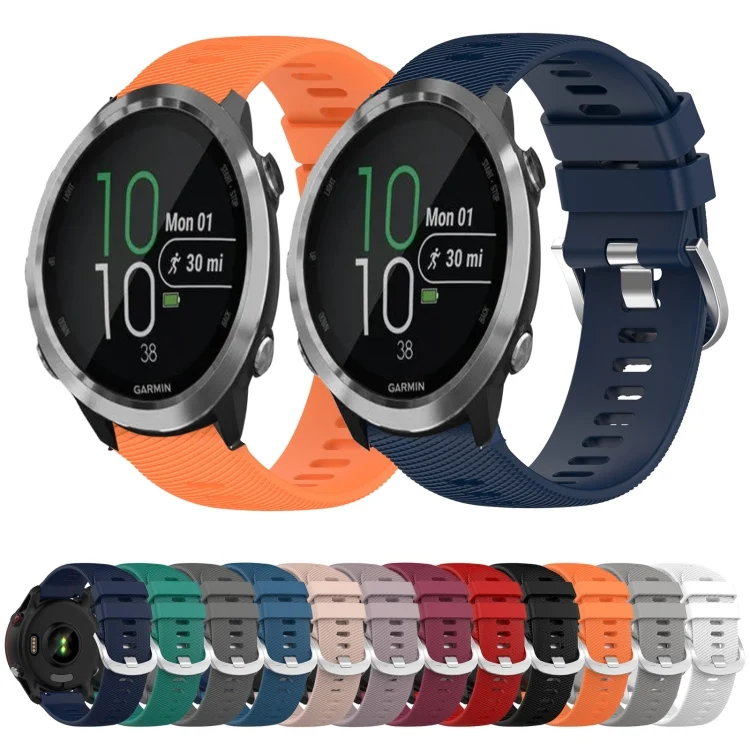 SYA001954610_B1.webp 20mm Solid Color Soft Silicone Watch Band - Image 2