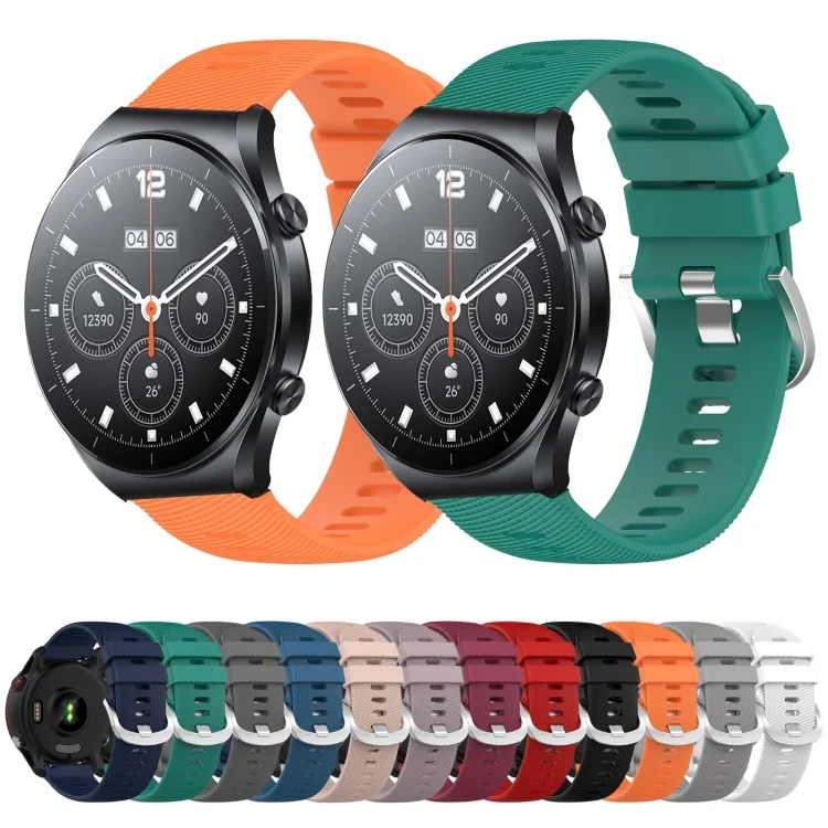 SYA001954901_B1.webp 22mm Solid Color Soft Silicone Watch Band - Image 2