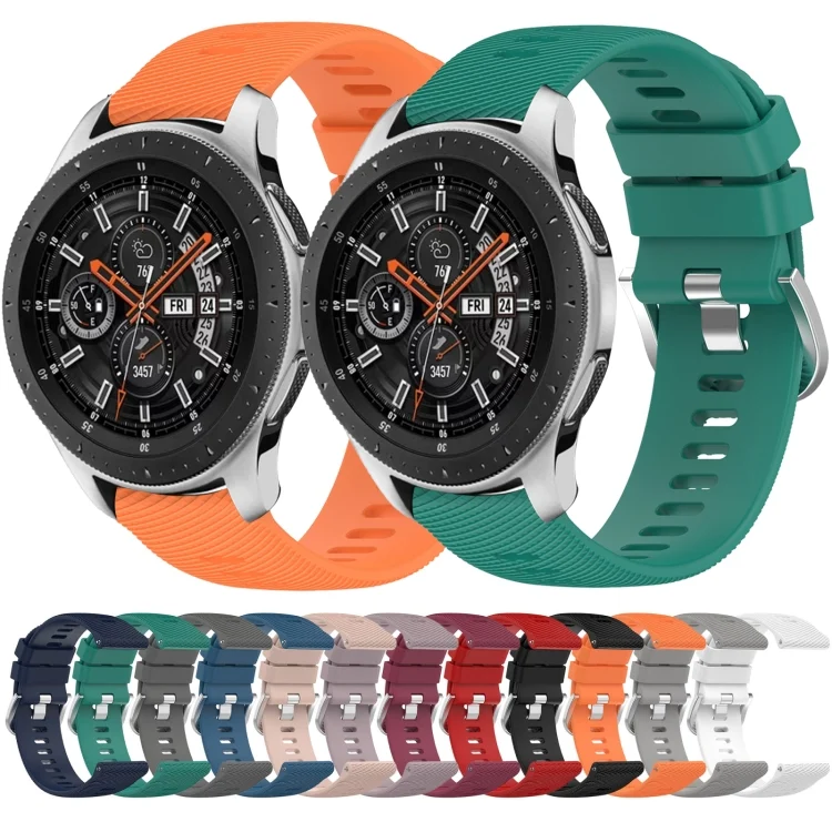 SYA001955002_B1.webp 22mm Solid Color Soft Silicone Watch Band - Image 2