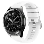 22mm Solid Color Soft Silicone Watch Band