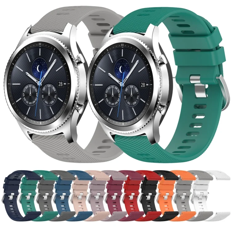 SYA001955003_B1.webp 22mm Solid Color Soft Silicone Watch Band - Image 2