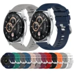 22mm Solid Color Soft Silicone Watch Band - Image 2